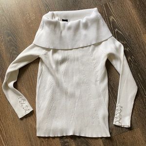 WHITE HOUSE BLACK MARKET Cowl Neck Sweater Shirt